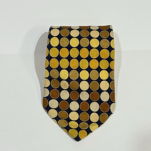 Digities Philadelphia Museum of Art Dotted Silk Necktie Multi Vintage - Picture 2 of 13